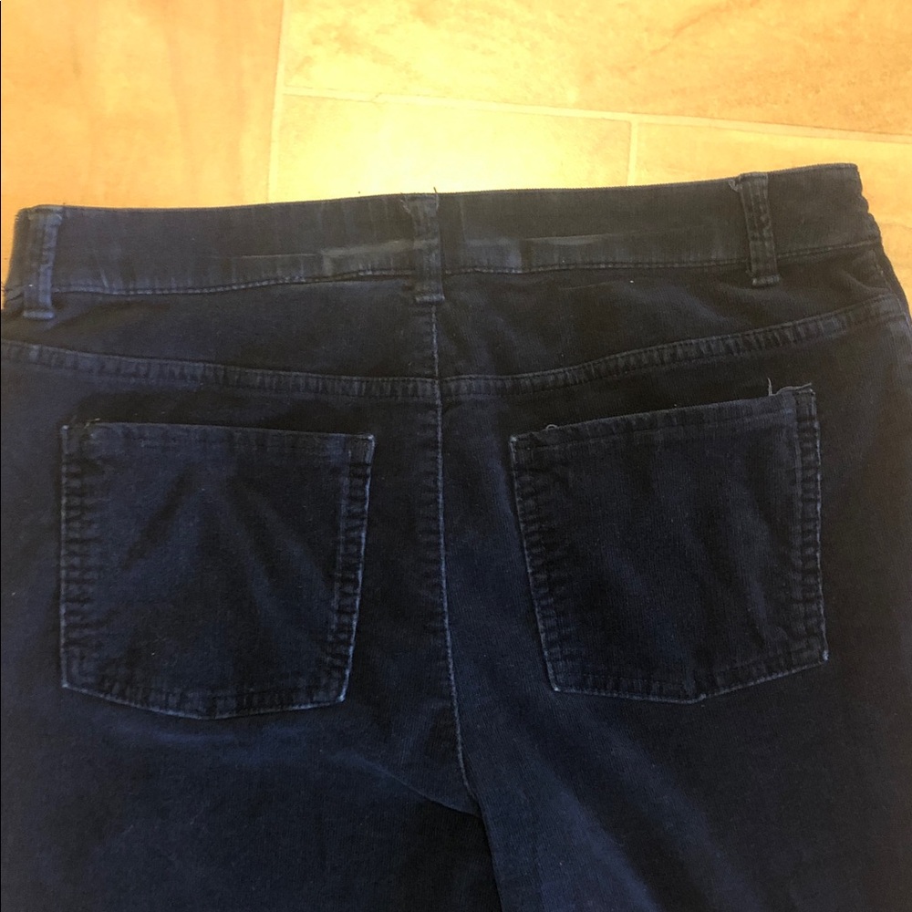 Croft & Barrow Navy Corduroy Pants - Picture 7 of 8